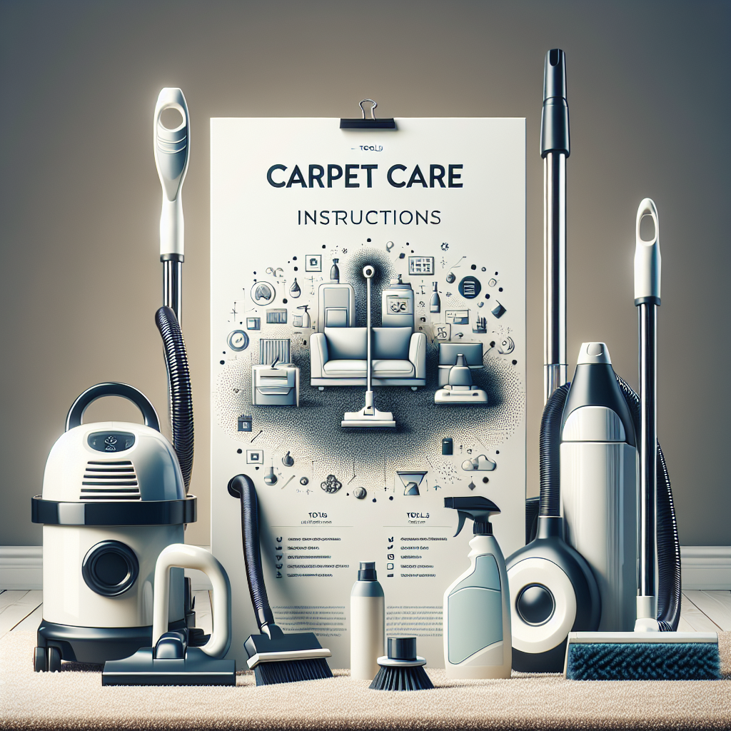 Teppich-Pflegeanleitungen