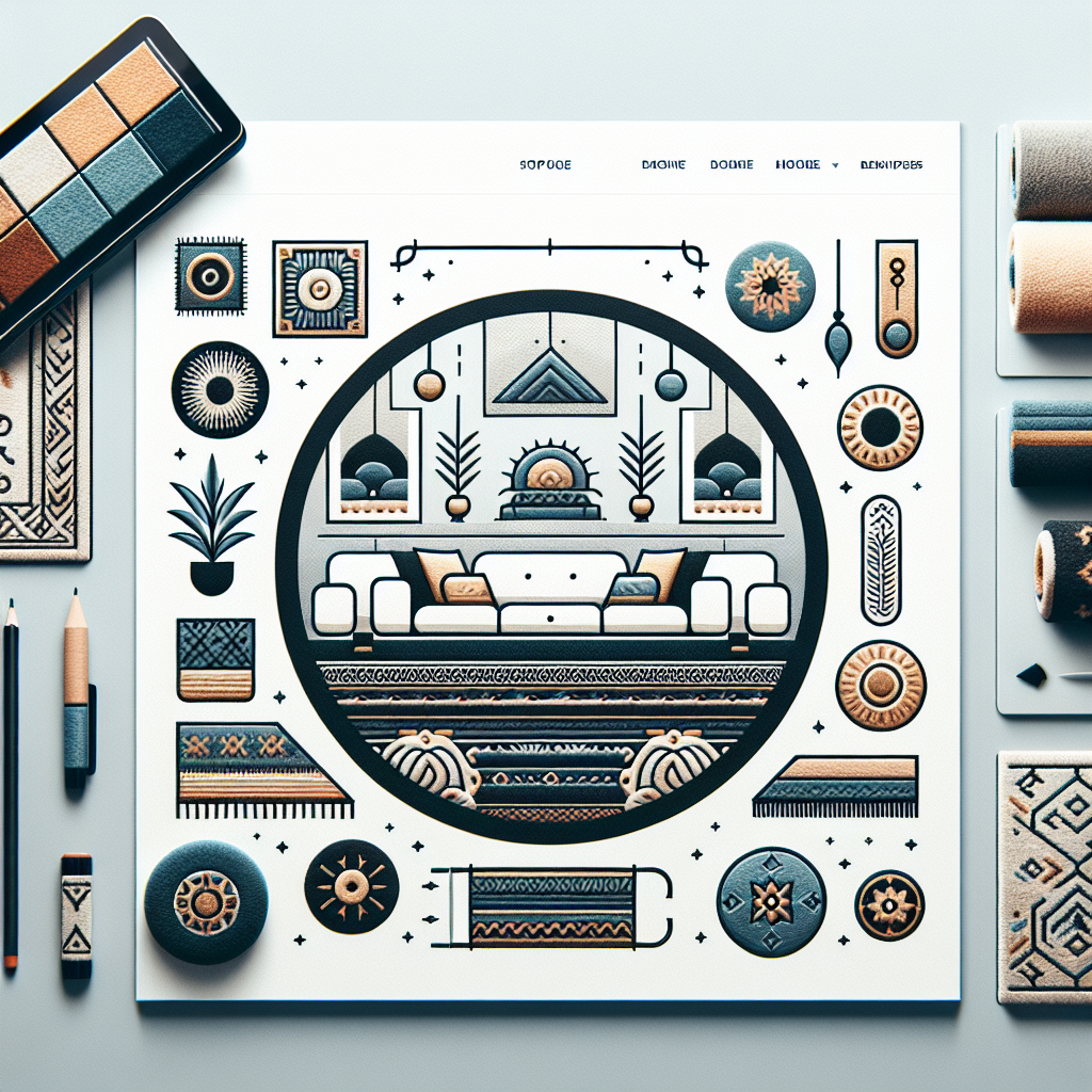 Teppichdesigns und Motive