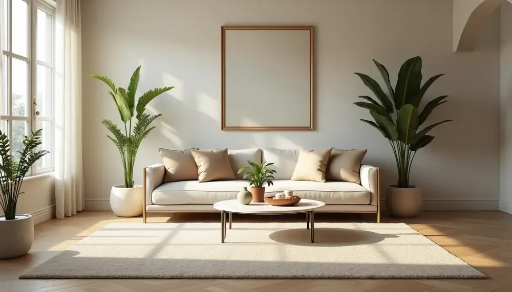 Gestaltungsmöglichkeiten mit einem cremefarbenen Perserteppich