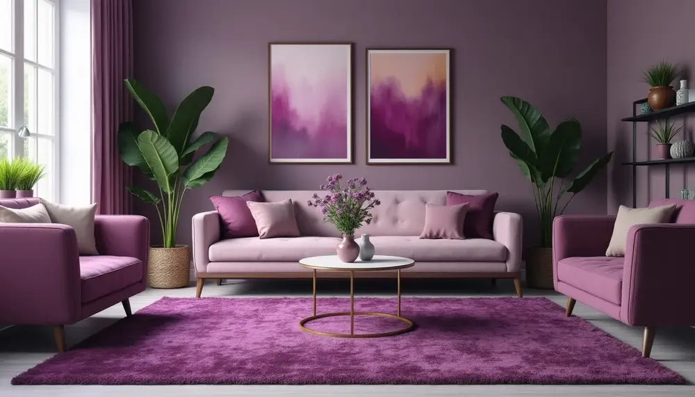 Perserteppich lila: So kombinieren Sie ihn stimmig mit Ihrer Einrichtung