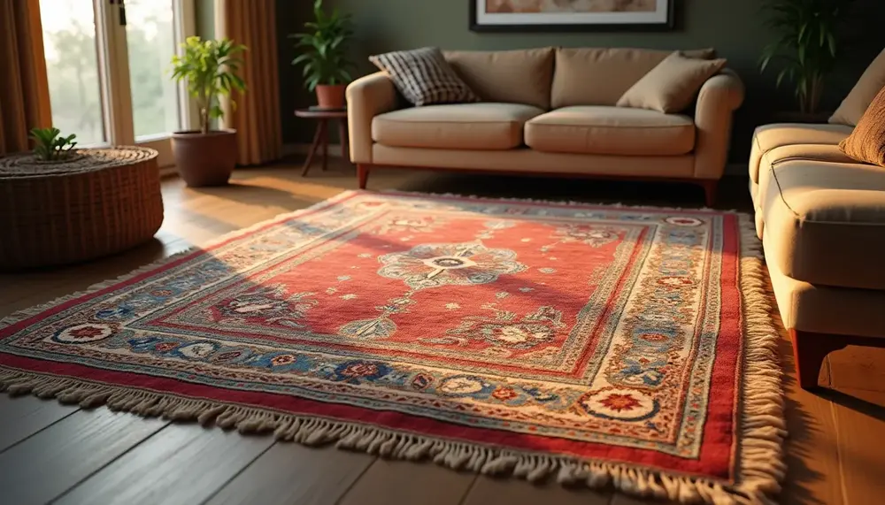 Perserteppich mit Fransen: Stil und Funktionalität vereint