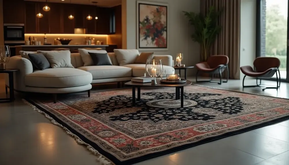 Schwarze Orientteppiche: Eleganz und Stil in Ihrem Wohnraum