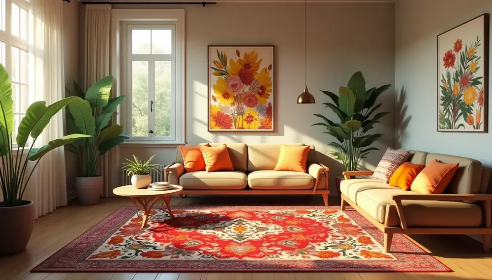 Wie ein Perserteppich Blume Ihre Räume zum Blühen bringt